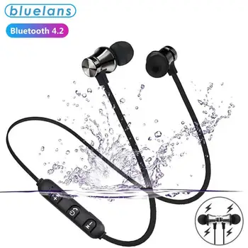 Magnetni Bluetooth Slušalke Šport Brezžične Slušalke Bluetooth Slušalka Za Prostoročno Čepkov Z Mic Za Huawei Xiaomi Samsung Nova