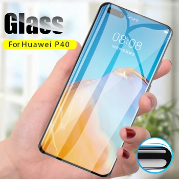 9H HD Kaljeno Steklo Za Huawei P30 P40 Lite E 5G Nova 4e Polno Kritje Screen Protector Eksplozije Dokaz Mobilni Telefon stekla