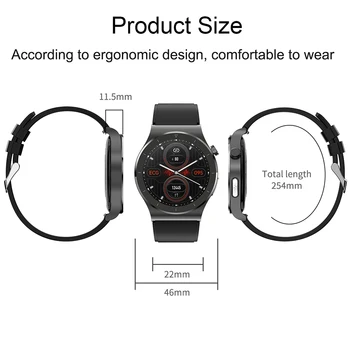 EKG Pametno Gledati Bluetooth Klic Telesne Temperature Smartwatch Moški Ženske Šport Fitnes Tracker Ura Za Android, Apple Xiaomi Huawei