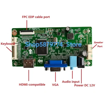 Komplet za VVX13F009G00/VVX13F009G10 Krmilnik odbor spremlja 30pin LCD LED ploščo zaslona 1920x1080 EDP VOZNIK HDMI je združljiv VGA