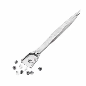 1PCS 16 cm, Nakit, Orodja Strokovno Diamond Pinceta Z Izbokline, Lopate Za Gem Kroglice