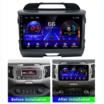 PEERCE Za Kia Sportage 3 SL 2010 - 2016 Android 10 Carplay Avto Radio Večpredstavnostna Video Predvajalnik Navigacija GPS Ni 2din 2 din dvd