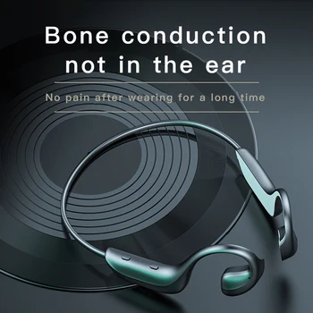 Novo G100 kostne prevodnosti bluetooth 5.1 slušalke nepremočljiva uho kavelj brezžični klic z mikrofonom visoke kakovosti športne slušalke