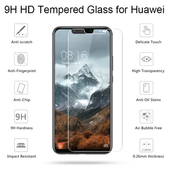 2/1 Kos Anti Scratch Kaljeno Steklo za Huawei P40 Lite E P30 P20 lite P20 Pro Varnostno Steklo za Uživajte 20 Pro Z Zaščitno folijo