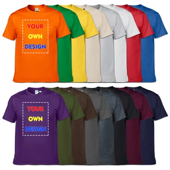 2021 Unisex po Meri Logo Natisnjena Osebno Moške Majice s kratkimi rokavi Meri Barva Besedila Tiskanje Fotografij, Oblačil, oglaševanje T-shirt