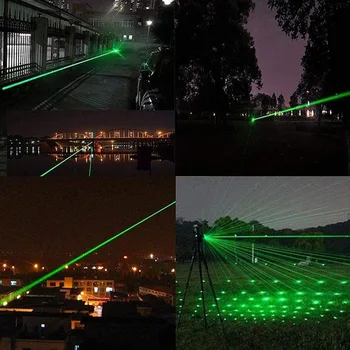 5mw Zeleno Luč Gypsophila Zeleni Laser 532nm Svetilka Zelene Laserje Prodaje Kazalec Mačka igrača Navodila s 5 Zvezdicami Kape in Box