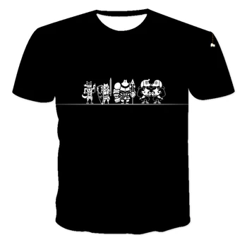 2021 Novo Poletje 3D Tiskanje Majice Igra Undertale T-majice Hip Hop Lobanje otroška Oblačila Smešno Grafični T Shirt 4T-14T