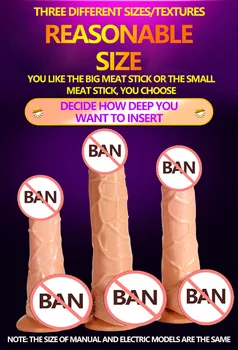 Multi Velikost Kože, Občutek Realističen Dildo Velik Velik Penis priseska Ženska Masturbacija Odraslih Izdelek za Žensko Seks Igrače