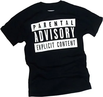 Nazorno Vsebino Opozorilno Nalepko -- Staršev, Svetovalnih T-Shirt