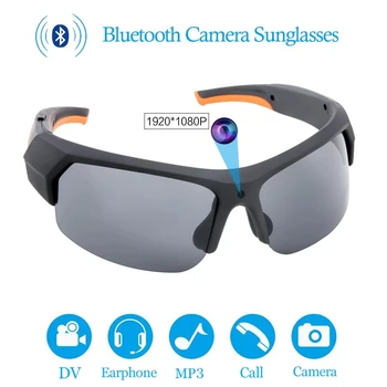 2021 HD 1080P 32GB Polarizirana Objektiv Mini sončna Očala, Fotoaparat Večnamensko Bluetooth MP3 Predvajalnik Športnih DV Video kamero