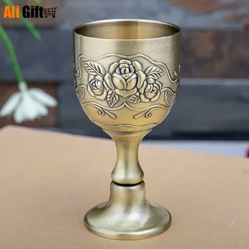 Klasične Kovinske Vino Pokal Ročno Majhne Ognjeni Gospodinjski Baker Kozarec Vina Carving Vzorec Ustvarjalne Drinkware