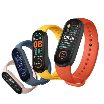 Najnovejši M6 Pametna Zapestnica Watch Fitnes Tracker Srčni utrip, Krvni Tlak Monitorji, Barvni Zaslon IP67 Nepremočljiva Za Mobilni Telefon