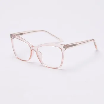 Pregleden Okvir za Ženske Očala Mode Optični Jasno Mačka Oči Očala Okvirji Za Ženske Trendy Spektakel Prevelik Oculos