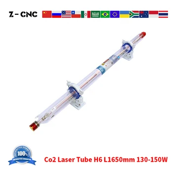 Z-CNC YL-H6 Co2 Laser Cev 130W 140W 150W L1650mm 10 Mesecev Garancije Zamenjajte Yongli R7 A6S Štip T6 W6 EFR F6 Weeson 1600F7