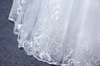 PRXD-6016#Poročno Obleko Debelo Čipke, Vezenine Neveste Poroka Obleke Belo Kroglo Obleke Factory Božični Karneval Plus Velikost