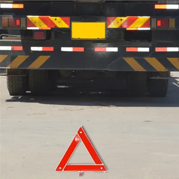1x Trikotnik Reflektivni Zložljiv Opozorilni Znak Rdeči Avto Nevarnosti Razčlenitev Opozorilo Stojalo Sili EU Prenosni Parkiranje Rack Reflektor