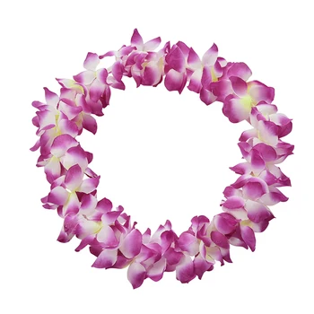 105 cm Multi-barvne Stranka Plaži Tropskih Cvet Ogrlica Hawaiian Luau Venčni: roœnate vence Festival Stranko Poroko Dobave Odlikovanja