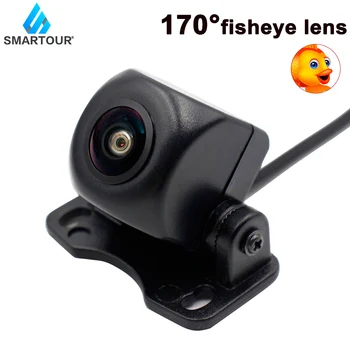 Fisheye Objektiv Auto Avto Pogled od Zadaj Kamero Night Vision širokokotni Nepremočljiva Varnostno Kamero Z Nadzorom Žice okoli usmerjeni v prihodnost