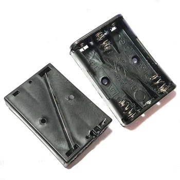 1Pcs SMD/SMT/PIN 1x 2x 3x AAA Baterije Imetnik Škatla za Shranjevanje Primeru 1 2 3 Reža za Priklop na primer s spajkanjem AAA Baterije Posoda za PCB DIY