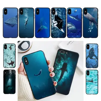 Ocean Kit morski Pes Plavanje Primeru Telefon Za iPhone 11 8 7 6 6S Plus X XS MAX 5 5S se 2020 11 12pro max iphone xr primeru