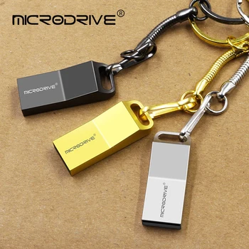 Vroče prodaje kovinski USB ključek 16gb flash disk Pendrive 32gb 64gb pomnilnika memory stick USB 2.0 Flash USB ključ pen drive