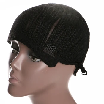 Cornrow Lasuljo Kape Za Izdelavo Lasulj Z Nastavljivim Traku Pleteni Izdelki sintetičnih 1 kos Ženske, mrežice za lase Easycap