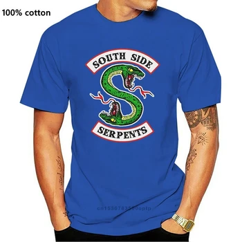 Anime Riverdale T Shirt Southside Serpents Riverdale T-shirt Moški Edinstveno Zasnovo Za Človeka, O-vratu Kratek Rokav