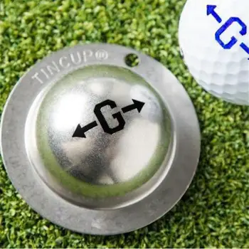 1 Nastavite Golf Žogo Označevalca In Nerjavečega Jekla Matrica Flomaster Linijskih Golf Dajanje Določanja Položaja, Pomoči Na Prostem Golf Športne Opreme