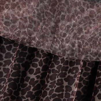 2019 pomlad moda eleganten nov slog dolg odsek besedo nezakonitih očesa torto krilo leopard val točki na pol krilo ženske RQ140