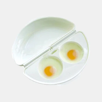 Uporabno Dve Jajci, Mikrovalovna Omleta Štedilnik Pan Microweavable Štedilnik umešana jajca Jajca Parnik polje Domača Kuhinja orodja