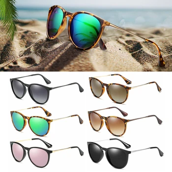 2021 Polarizirana sončna Očala Moški Ženske blagovne Znamke Oblikovalec Retro Okrogla sončna Očala Letnik Moški Ženski Očala Oculos Gafas De Sol UV400