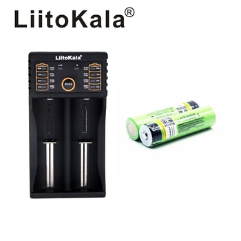 LiitoKala lii-202 USB 26650 18650 bateriji AAA AA Smart Polnilec + 2pcs NCR18650B 3,7 V 18650 3400mAh Li-ionska Akumulatorska Baterija (NI PCB)