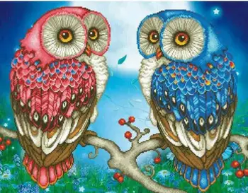 5D DIY Diamond Slikarstvo Risanka Owl Full Kvadratnih/krog 3d Sliko Nosorogovo Diamond Vezenje Živali Mozaični Okras