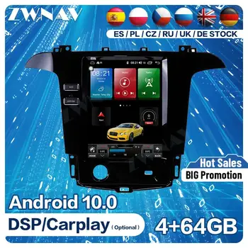1 DIn Carplay Android Zaslon Za Ford S Max, Galaxy 2007 2008 2009 2010 2011 2012 2013 Stereo Radijski Sprejemnik Vodja Enote