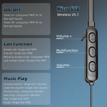 Bluetooth Slušalke za prostoročno uporabo Brezžične Slušalke za Zmanjševanje Hrupa Z Mikrofonom Visoko Kakovost Stereo Hi-fi Bas Audio Slušalke