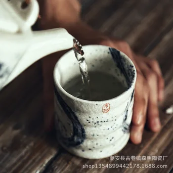Japonska in Južna Koreja keramično skodelico čaja lončenina ročno poslikano pokal Japonski Kung Fu čaj skodelica kave skodelice mleka