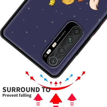 Mali Princ Primeru Za Xiaomi Mi Poco X3 NFC 10T Pro 5G 9T M3 Opomba 10 Lite 10 11 Opremljena Telefon Coque CC9 9 SE A2 F1 Funda