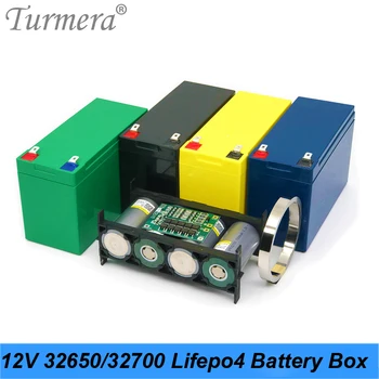 Turmera 32650 32700 Lifepo4 Baterije Škatla za Shranjevanje s 4S 40A BMS 1x4 Nosilec za 12V 7Ah Neprekinjeno Napajanje Baterija Uporaba