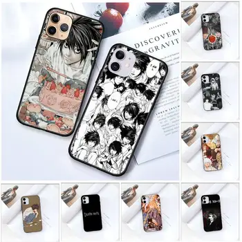 Anime Manga Smrti Opomba Primeru Telefon Za iPhone Mini 12 11 Pro XS Max X XR 7 8 Plus Mehka TPU Zadnji Pokrovček