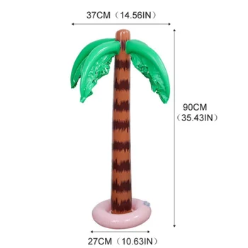 90 cm Napihljivi Kokosovo Drevo Plaži Pool Party Pijačo Debla Igrača Hawaiian Drevo Smešno Džungle Velika Igrača Poletje Plaža Stranka Dekor