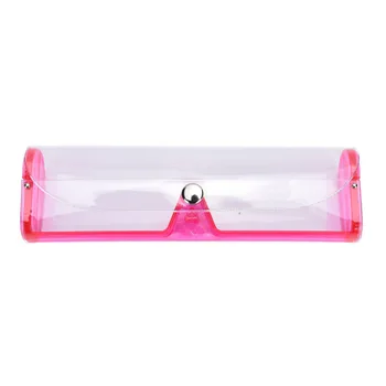 1 Pc Kawaii Luštna Punca je Pregledna Očala Primeru PVC Kozarcev Boxprotable Očala Škatle