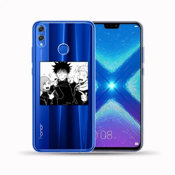 Jujutsu Kaisen Anime Srčkan Primeru Telefon Za Huawei Honor 30 9 10 20 10X Pro Lite 10i 20i 8X 9X Y9 NOVA 3 3I Mehki Silikonski Pokrov