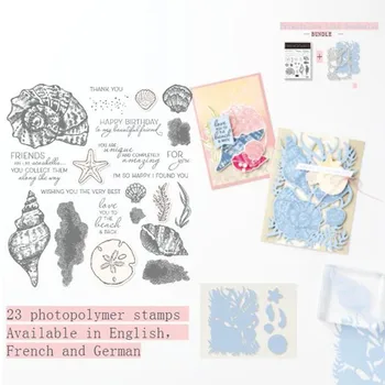 LIKE SEASHELLS Metal Cutting Dies And Stamps Scrapbooking Dies Stencils for DIY Album Paper Card Decorative
