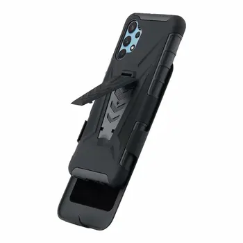 ShockProof Težkih Oklepih Težka Stojalo s torbico S Pasom Za Samsung Galaxy A32 4G/Galaxy A32 5G Pokrov