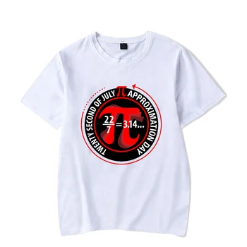 2021 Novo Spusti Ladje, Matematika Pi Simbol printed majica s kratkimi rokavi Moški Ženske Tshirt Punk Stil Vrh Tees Svetlobna T Shirt Gothic Tshirt Telovadnici