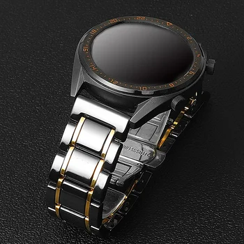 22 mm 20 mm Watchbands Za Samsung Galaxy Watch 3 41mm 45mm Band Keramični Aktivna 2 Trak Za Huawei Watch GT 2 Galaxy Watch 46mm 42