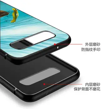 Postrvi Plošča Rib, Ribolov za Samsung Galaxy S21 Ultra Plus Opomba 20 10 9 8 S9 S10 S8 S7 S6 Rob Plus Črn Telefon Primeru