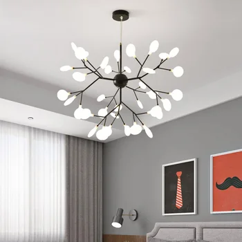 Sodobna firefly LED Lestenci, spalnica, dnevna soba Razsvetljavo stilsko drevesa, veje, dekorativni viseče luči lustre stalnica