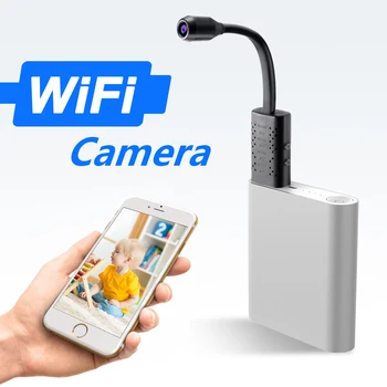 Polno 1080P Mini WiFi Kamera Varnostni Nadzor Kamere Zaprtih Home Security USB 2MP Brezžične IP Kamere, Prenosni Daljinski upravljalnik