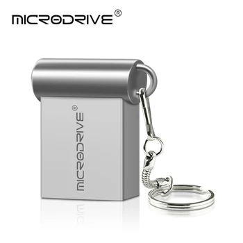 MicroDrive 3 barve super mini kovinski USB 2.0 32GB 64GB USB Flash Disk 128GB Pendrive 8GB 16GB Pen Drive U Disk, Flash Pomnilnik